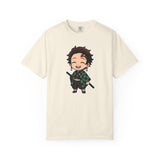 Tanjiro Chibi T-Shirt Cute Demon Slayer Anime Tee T-Shirt - The Eezee Shop
