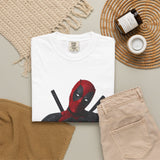 Marvel Deadpool Heart Hands Realistic Print Unisex Cotton T-Shirt T-Shirt - The Eezee Shop