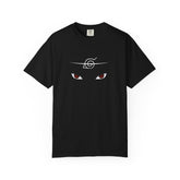 Naruto Itachi Uchiha Sharingan Eyes T-Shirt Minimalist Leaf Symbol Tee Anime Tshirts - The Eezee Shop