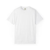 A plain white short-sleeve crewneck t-shirt laid flat against a clean white background.