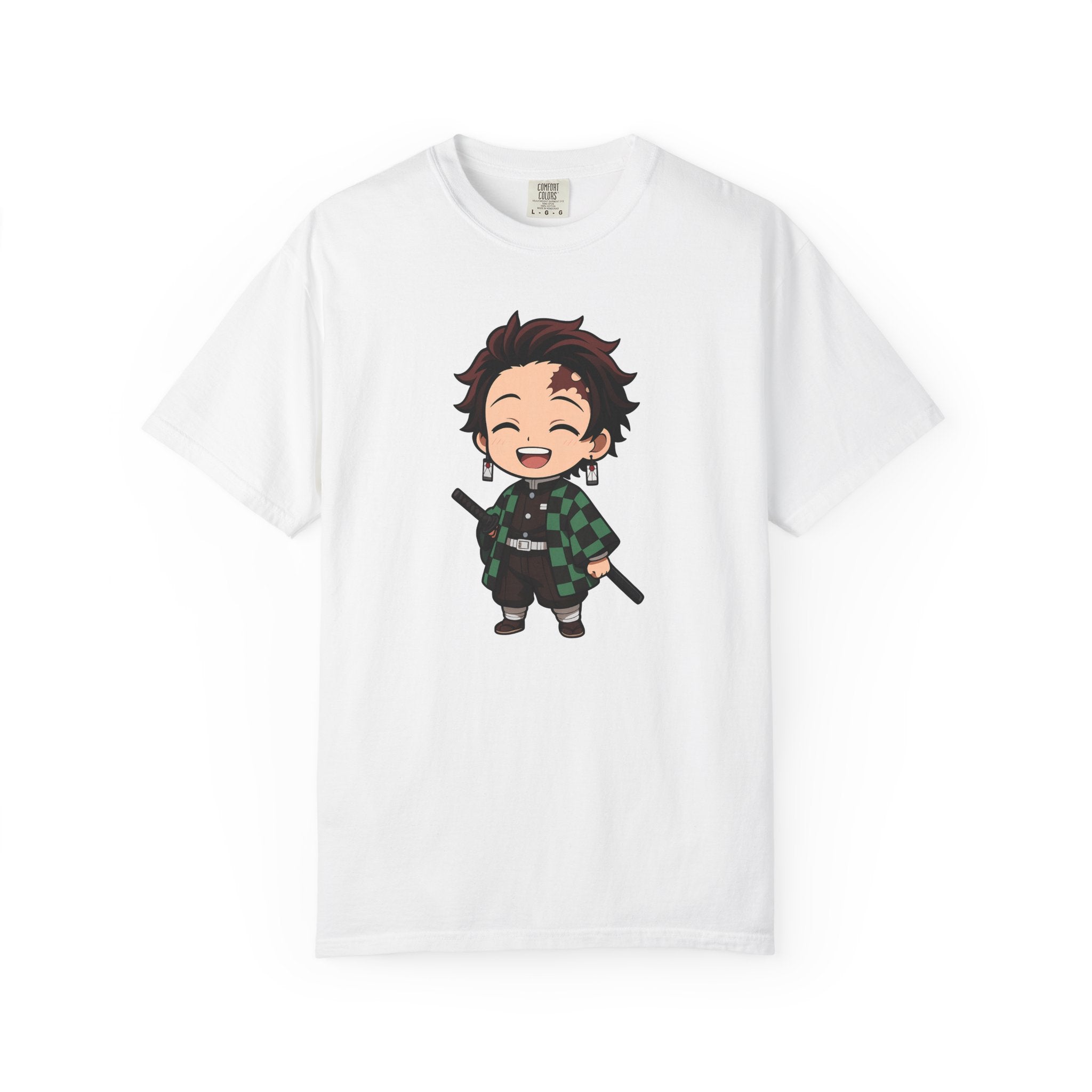 Tanjiro Chibi T-Shirt Cute Demon Slayer Anime Tee T-Shirt - The Eezee Shop