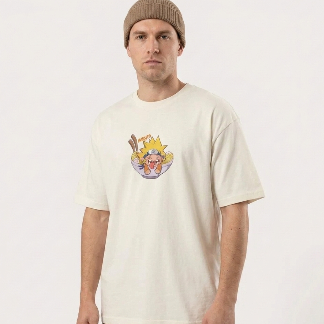 Naruto Uzumaki Ichiraku Ramen Anime Streetwear Anime Tshirts - The Eezee Shop