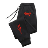 Berserk Print Fleece Joggers Joggers - The Eezee Shop