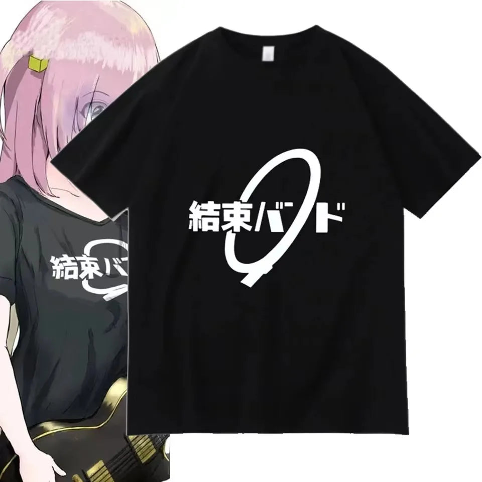 Bocchi The Rock Unisex Cotton T-Shirt Anime Tshirts - The Eezee Shop