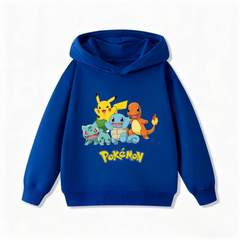 Cute Pikachu Print Kids Hoodie Hoodies Series - The Eezee Shop