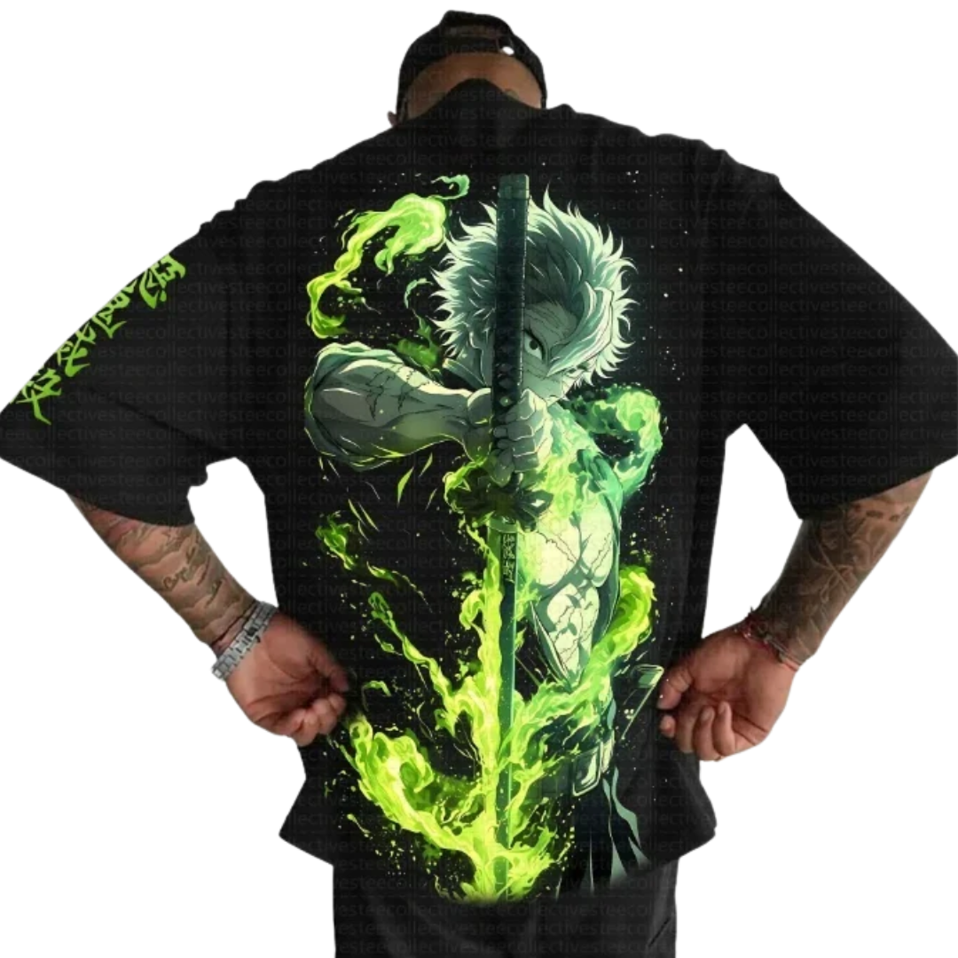 Demon Slayer Theater Edition Infinite City Edition Surrounding T-shirts Anime Tshirts - The Eezee Shop