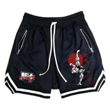 Hanma Baki Anime Shorts Men Women Quick Dry Mesh Gym Shorts Breathable to Fitness Joggers Summer Basketball Sports Scanties Male