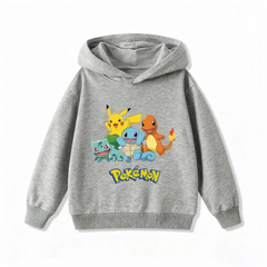 Cute Pikachu Print Kids Hoodie Hoodies Series - The Eezee Shop