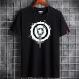 Men's Oversized Fitness T-Shirt | White O-Neck Tee S-6XL Graphic Tees - The Eezee Shop