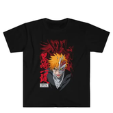 Cosplay Bleach Ichigo Kurosaki Manga Strip Anime Unisex T-shirt