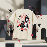 Naruto Animation Derivatives Men Summer Fashion Oversized Streetwear