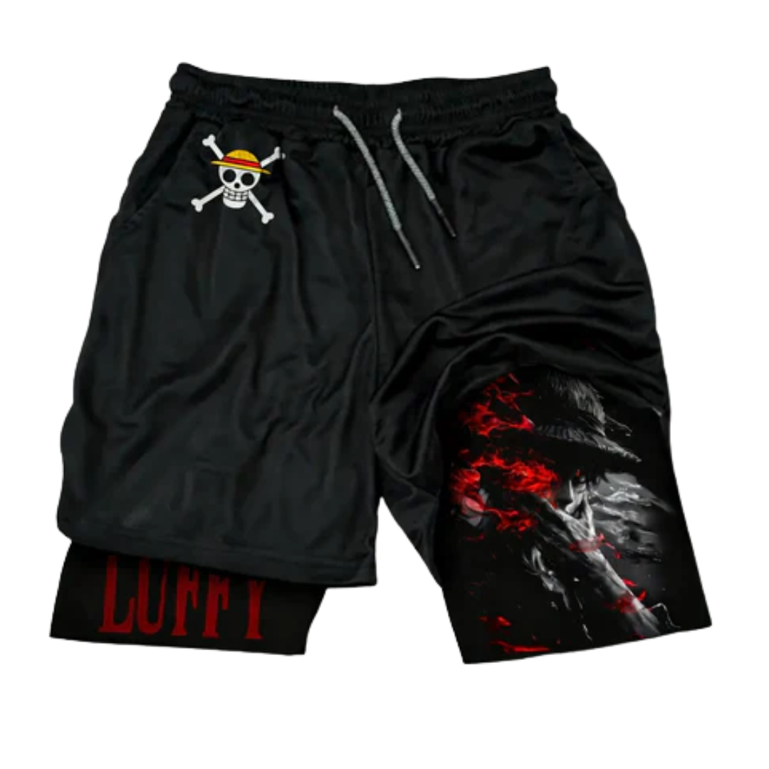 One Piece Anime New Printed Sports Shorts 2026 performance shorts - The Eezee Shop