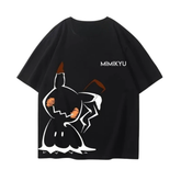 Pokémon Anime Pikachu Double-sided Printed T-shirt Anime Tshirts - The Eezee Shop