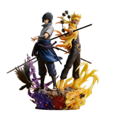 Naruto Shippuden Naruto Uzumaki & Sasuke Uchiha GK Action Figure 22cm Anime Collectible Statue Anime Figure - The Eezee Shop