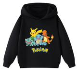 Cute Pikachu Print Kids Hoodie Hoodies Series - The Eezee Shop