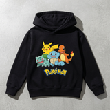 Cute Pikachu Print Kids Hoodie Hoodies Series - The Eezee Shop