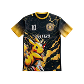 New Arriavl Football Jersey Pokémon Pikachu 10 Print Men's T-shirt Anime Tshirts - The Eezee Shop