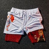 Demon Slayer Rengoku Performance Gym Shorts Performance shorts - The Eezee Shop