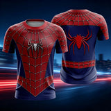 Spider Hero Family Matching Sports Top | Breathable Fitness Tee Gym & Compression Wear - The Eezee Shop