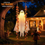 Swinging Flying Ghost Decoration | LED Remote Halloween Yard Ghost Outdoor Halloween Decorations - The Eezee Shop
