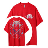 Demon Slayer Men's and women Unisex Round Neck Anime T-Shirt Anime Tshirts - The Eezee Shop