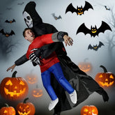 Inflatable Black Robe Ghost Costume | Funny Adult Halloween Suit Halloween Costumes - The Eezee Shop