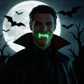 Glow-in-the-Dark Vampire Fangs Kit | 2 Pairs with Adhesive Cosplay Accessories - The Eezee Shop