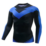Nightwing 3D Compression Shirt | Men's Rash Guard Training Top Gym & Compression Wear - The Eezee Shop