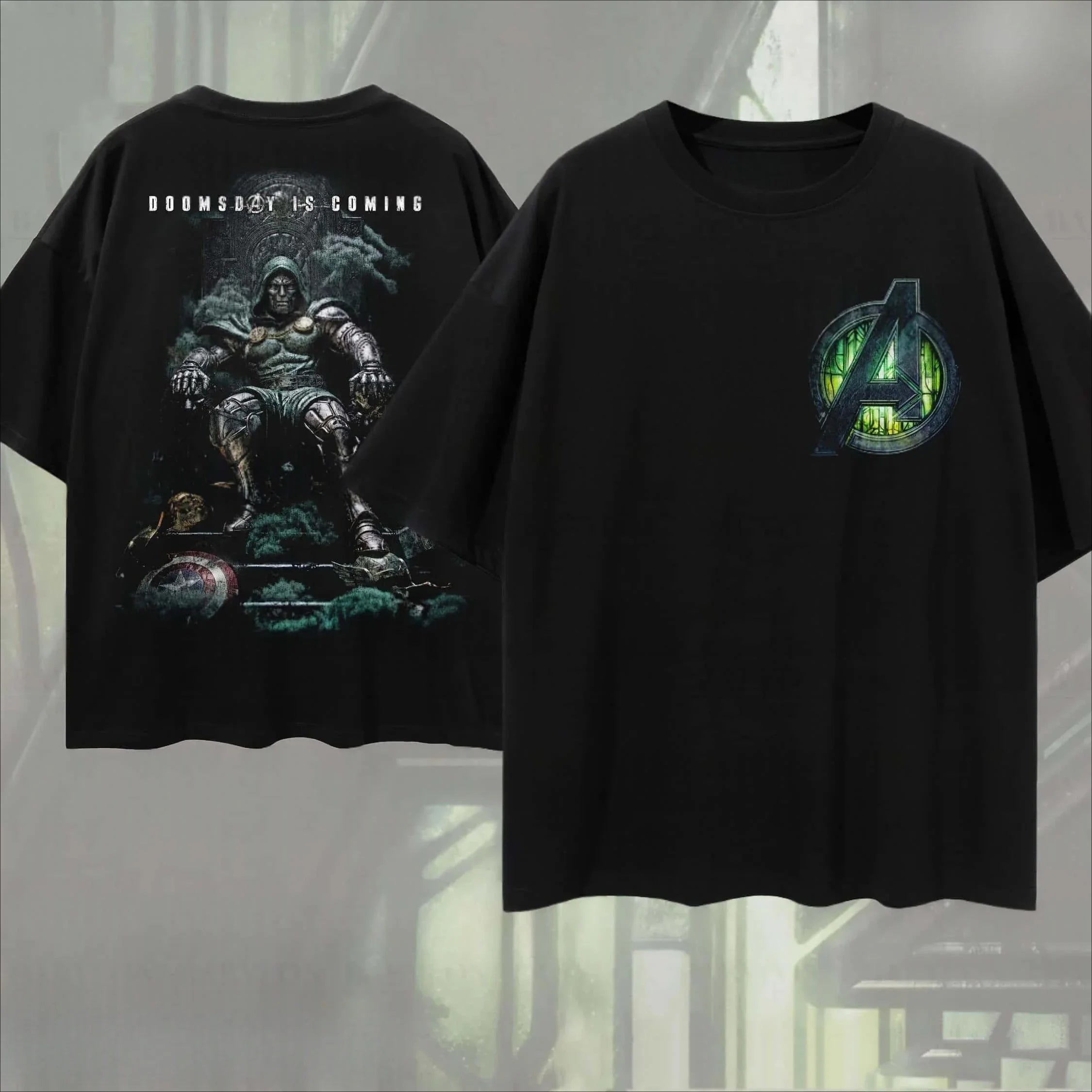 Doctor Doom Loose Fit T-Shirt | Unisex Villain Streetwear Tee Graphic Tees - The Eezee Shop