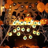 Eyeball LED String Lights | Battery Halloween Fairy Lights Halloween Lights - The Eezee Shop