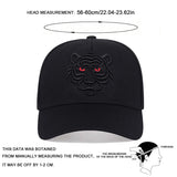 Tiger Embroidered Baseball Cap | Unisex Adjustable Casual Hat Hats & Beanies - The Eezee Shop