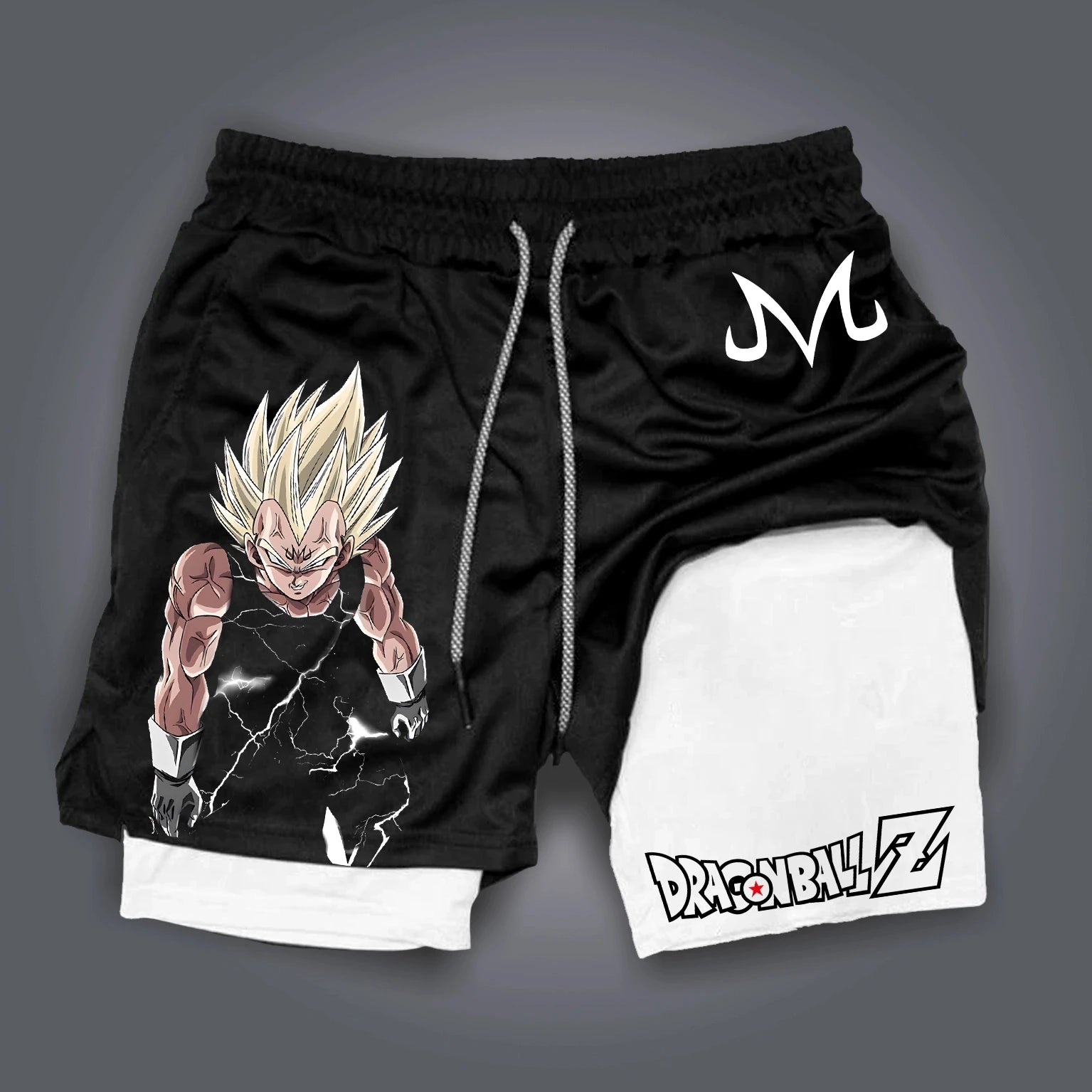 Goku & Vegeta Double-Layer Shorts | Quick-Dry Dragon Ball Shorts Shorts - The Eezee Shop