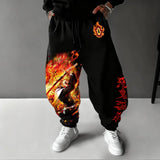 Rengoku Jogger Pants | Demon Slayer Anime Sweatpants Joggers & Pants - The Eezee Shop