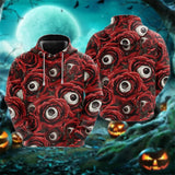 3D Ghost Candy Halloween Hoodie | Men's Witch Pattern Pullover Hoodies & Sweatshirts - The Eezee Shop