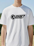 Stark Industries Oversized T-Shirt | Iron Man Unisex Tee Graphic Tees - The Eezee Shop