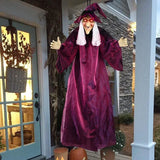 Life-Size Talking Witch Animatronic | Purple Halloween Prop Outdoor Halloween Decorations - The Eezee Shop