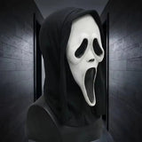 Ghost Face Tongue-Out Mask | Realistic Creepy Halloween Mask Halloween Masks - The Eezee Shop