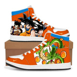 Gotenks & Goku Custom Sneakers | Dragon Ball High-Top Shoes Sneakers - The Eezee Shop