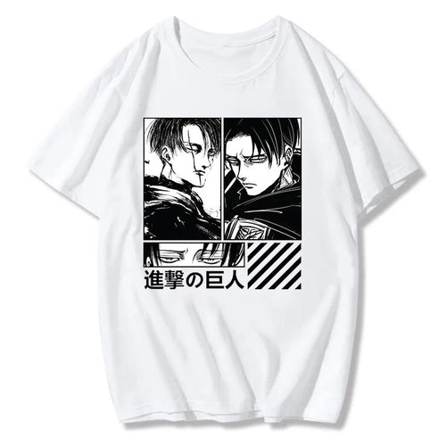 Levi Ackerman Attack on Titan Summer T-Shirt New Anime Graphic Streetwear Tee for Men Anime Tshirts - The Eezee Shop