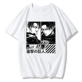 Levi Ackerman Attack on Titan Anime Graphic Streetwear Tee Anime Tshirts - The Eezee Shop