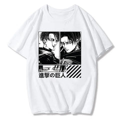 Levi Ackerman Attack on Titan Summer T-Shirt New Anime Graphic Streetwear Tee for Men Anime Tshirts - The Eezee Shop