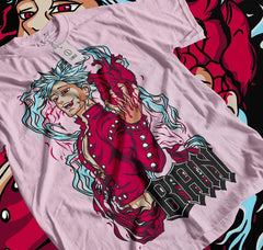 Ban T-shirt, The Seven Deadly Sins T Shirt Anime Y2K Short Sleeves Classic Oversized Hot Product Unisex Couples High Quality Anime Tshirts - The Eezee Shop