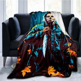 Michael Myers Flannel Blanket | Super Soft Horror Throw Throw Blankets - The Eezee Shop