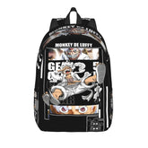 One Piece Luffy Zipper Backpack | Casual Work & School Rucksack Backpacks - The Eezee Shop