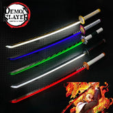 LED Light-Up Katana | 104cm Demon Slayer Cosplay Sword Cosplay Props - The Eezee Shop