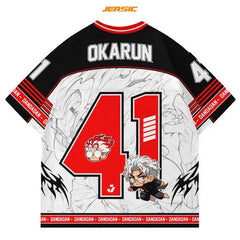 41 Jersey Dandadan Okarun Anime Series Jersey Korean Style Kpop Baseball Hockey Oversize T-shirt Anime Daily Unisex Tops Tee Anime Tshirts - The Eezee Shop