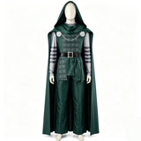 Dr. Doom Costume Jumpsuit with Mask & Green Cape | Full Set Cosplay Costumes - The Eezee Shop