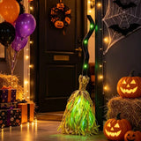 Self-Jumping Glowing Witch Broom | Halloween Party Decoration Halloween Decorations - The Eezee Shop