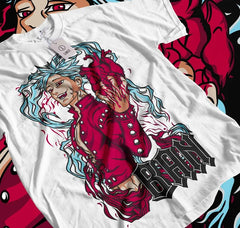 Ban T-shirt, The Seven Deadly Sins T Shirt Anime Y2K Short Sleeves Classic Oversized Hot Product Unisex Couples High Quality Anime Tshirts - The Eezee Shop