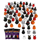 Mini Devil Skeleton Duck Figurines | 60-Piece Halloween Resin Set Halloween Figurines - The Eezee Shop